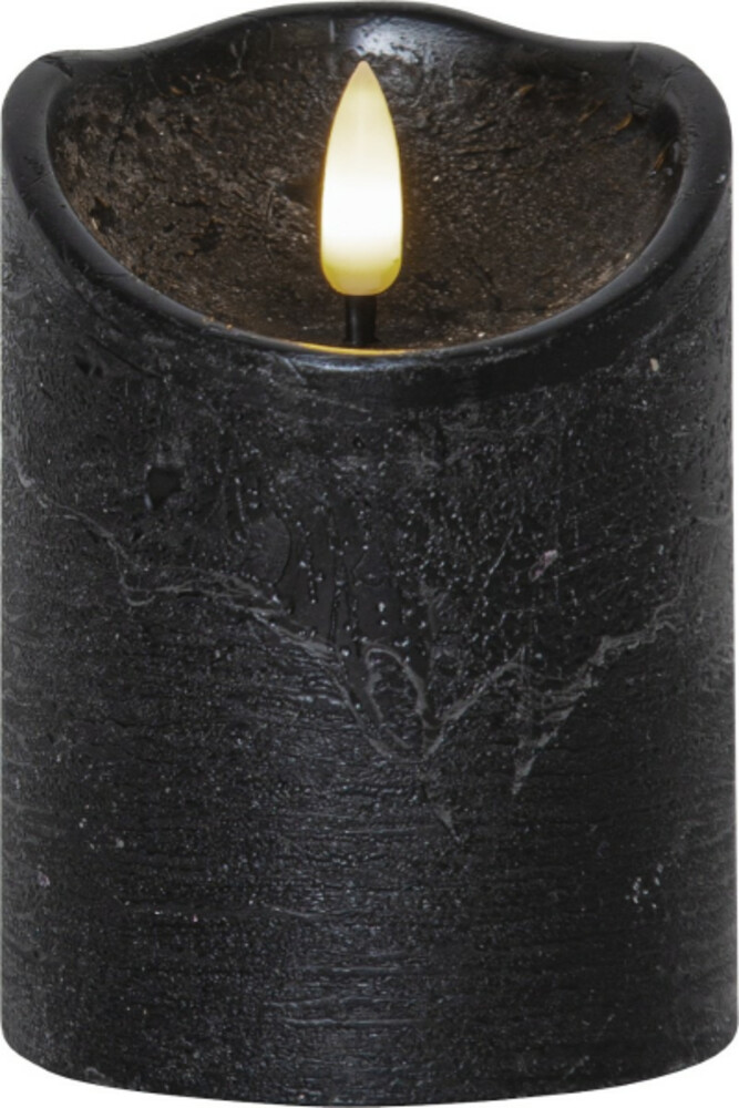 Eine naturgetreu flackernde Echtwachs-Kerze mit LED-Beleuchtung von Star Trading