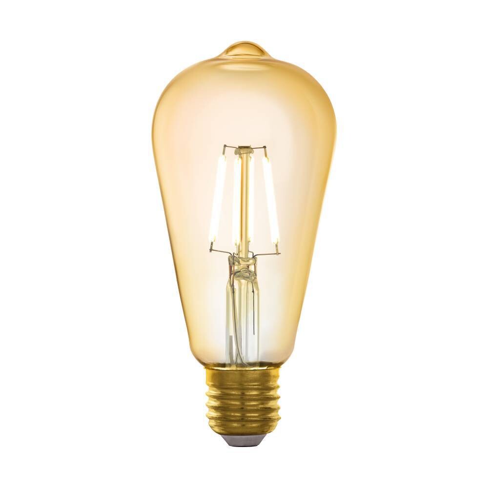 Qualitativ hochwertiges warmes E27 LED Leuchtmittel der Marke EGLO in amber