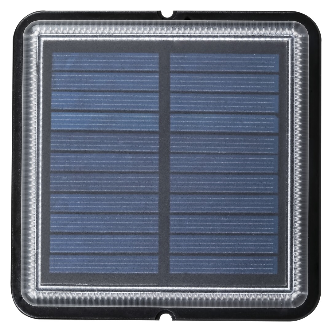 Solarleuchte Bilbao 8104, 0,2W, 4000K, Kunststoff, schwarz, neutralweiß, 11x11cm