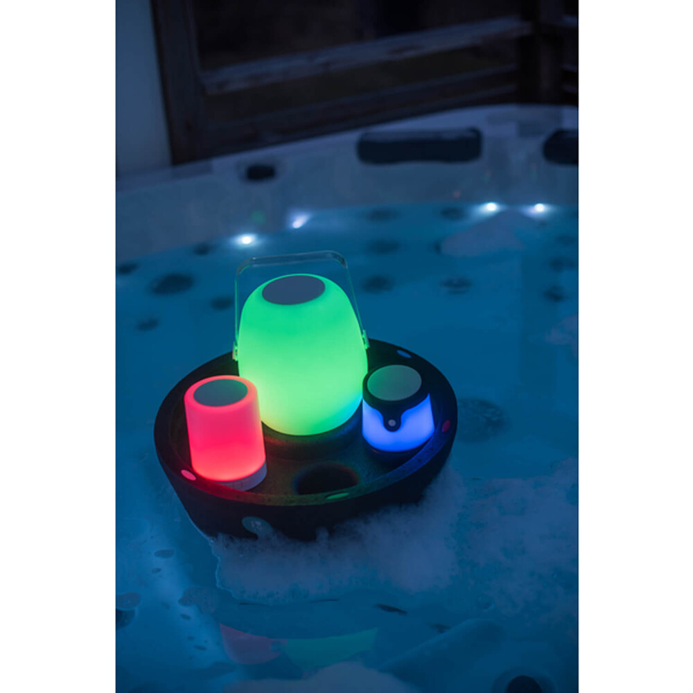 Bluetooth Lautsprecher mit einstellbarer LED Farbwechsel Helligkeit von Star Trading