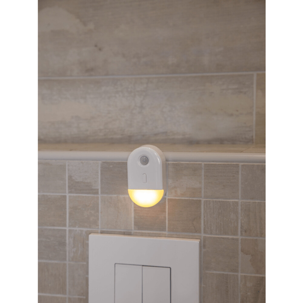 buntes sensor-led-nachtlicht  entwickelt von star trading für den einsatz in toiletten oder an wänden