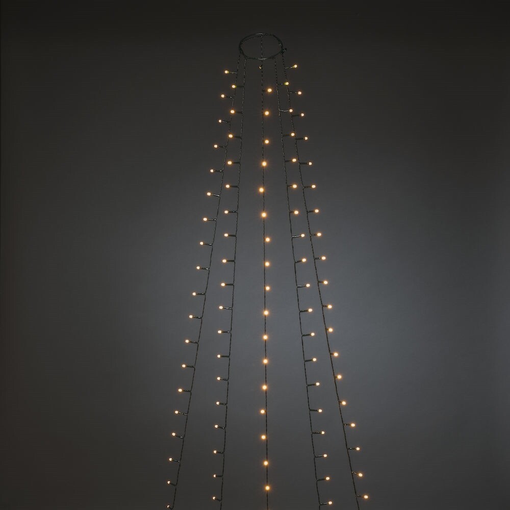 Faszinierender LED Baummantel mit elegantem Glimmereffekt von Konstsmide