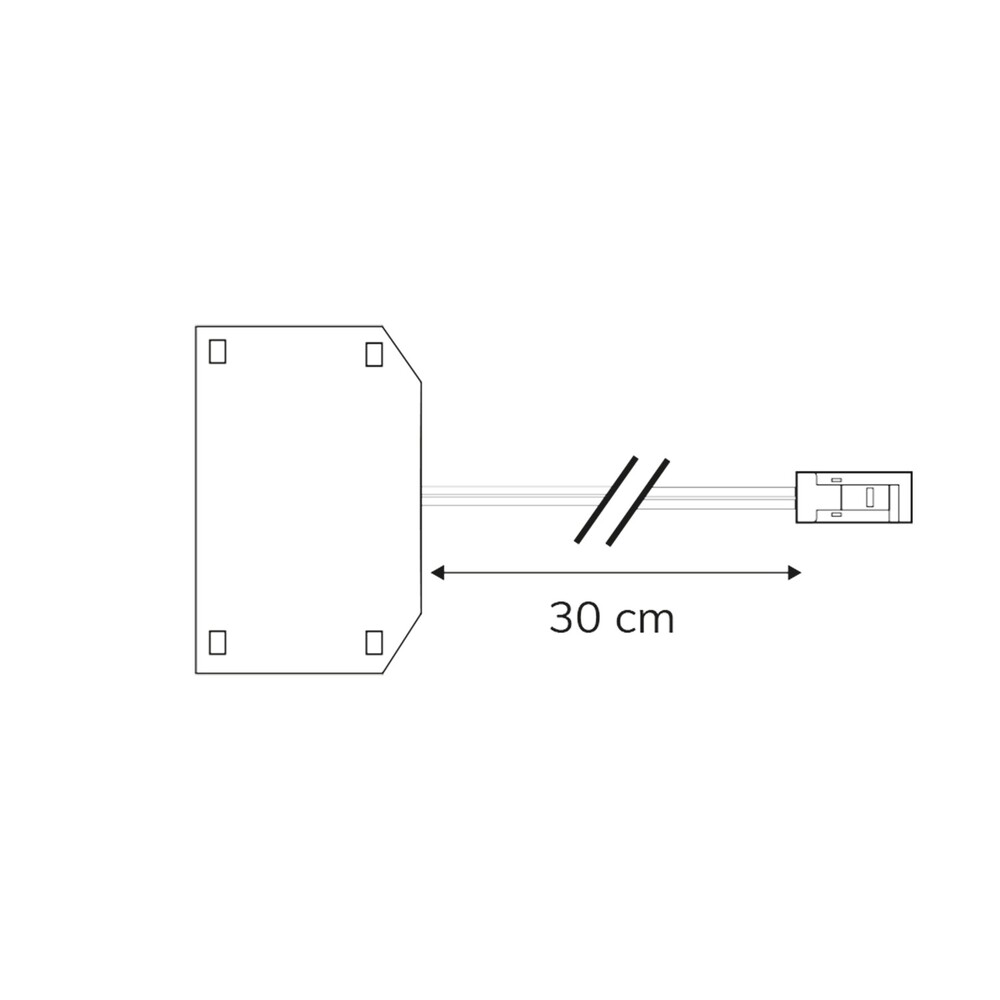 Weisser Isoled MiniAMP 6-fach Verteiler mit male Stecker und 6 female Buchsen von LED Universum