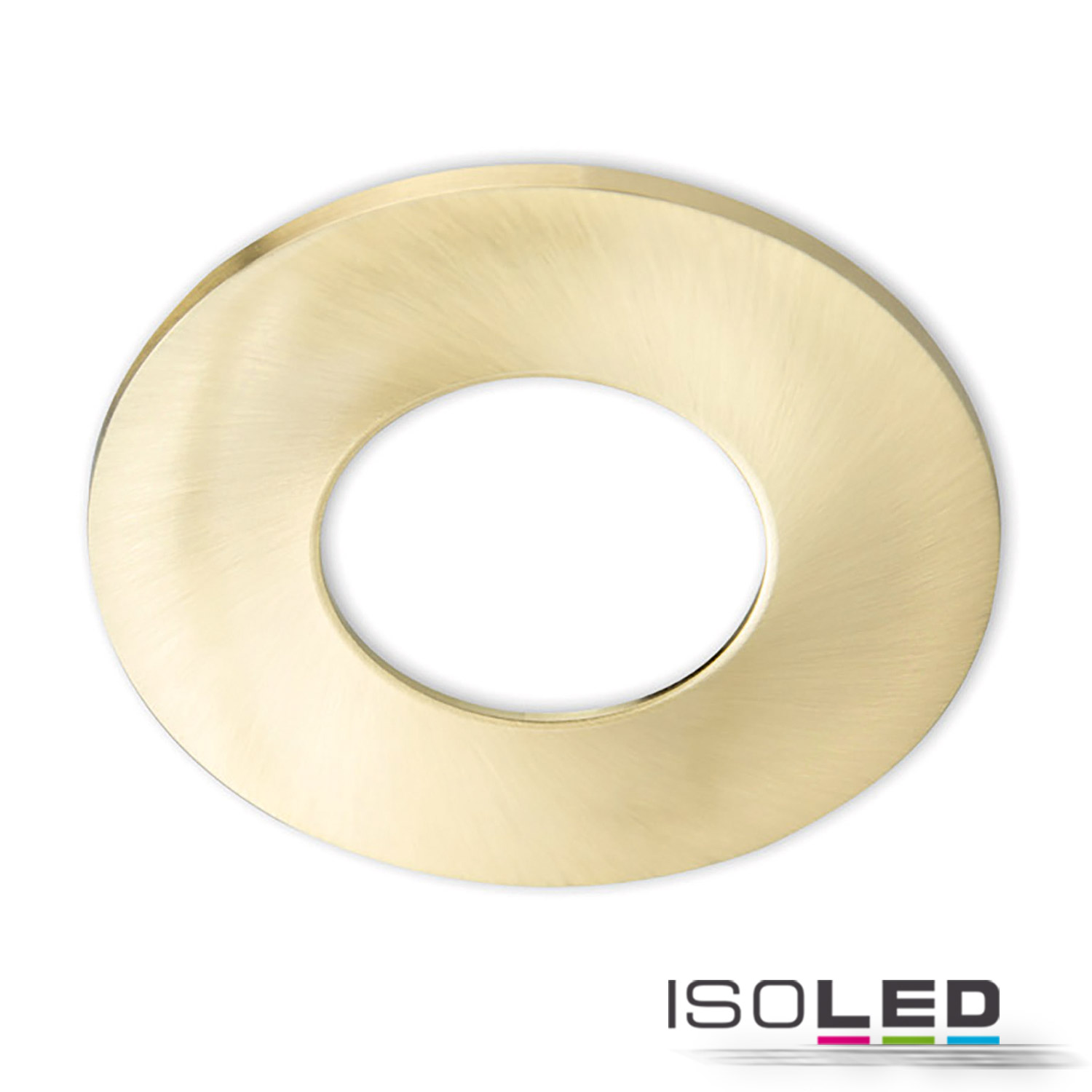 113061 Cover Aluminium gold gebürstet für Einbaustrahler Sys-68