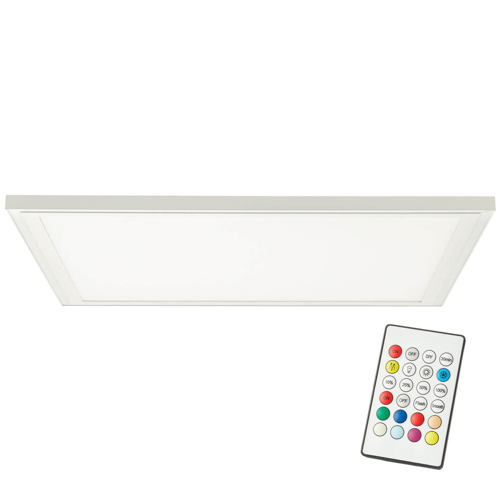 Weiße LED Panel Lampe Lanette von der Marke Brilliant zur Deckenmontage