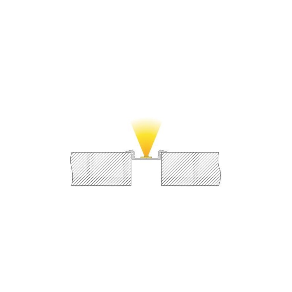 Stilvolles weiß mattes LED Profil der Marke Deko-Light