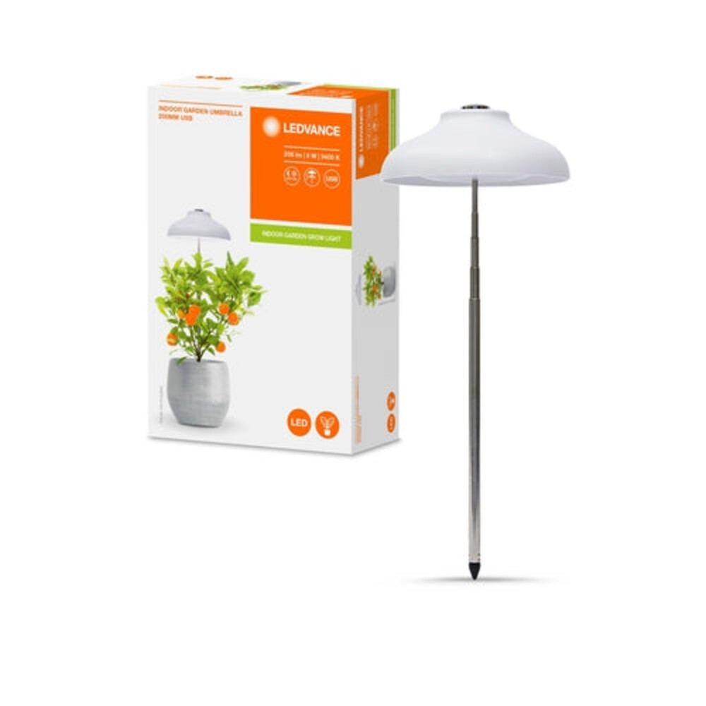 Modernes Indoor Garden Umbrella von LEDVANCE mit warmer Lichttemperatur
