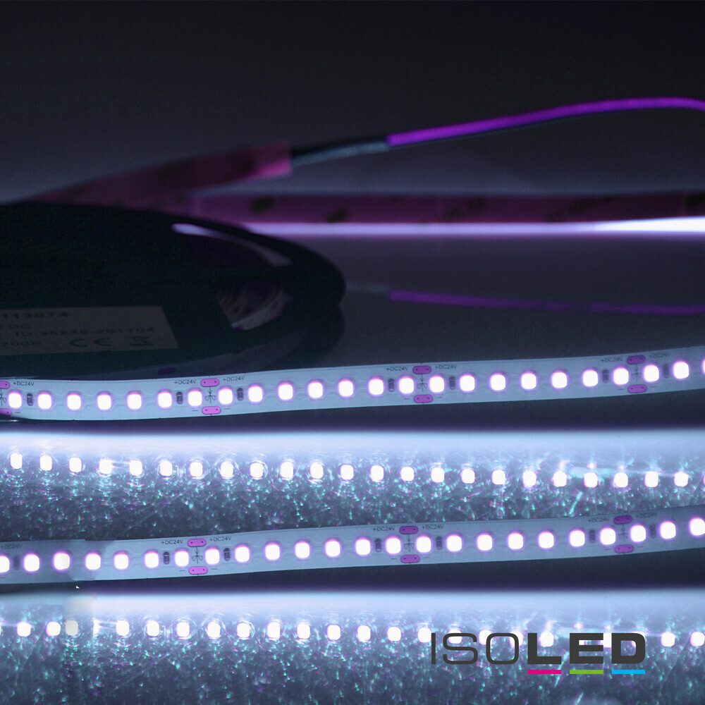 Hochwertiger Isoled LED Streifen, nano-beschichtet mit 140 LEDs pro Meter
