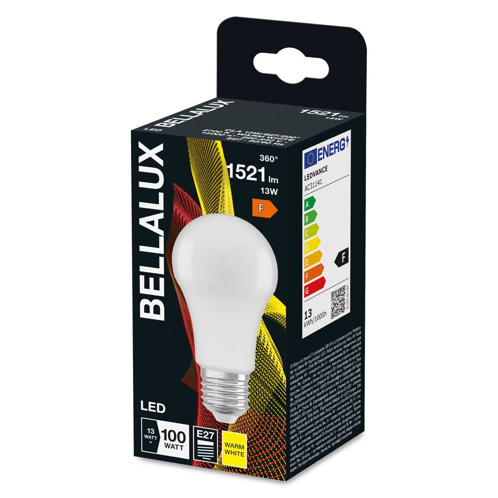 Hochwertiges, energieeffizientes Leuchtmittel von BELLALUX mit warmweißem Licht