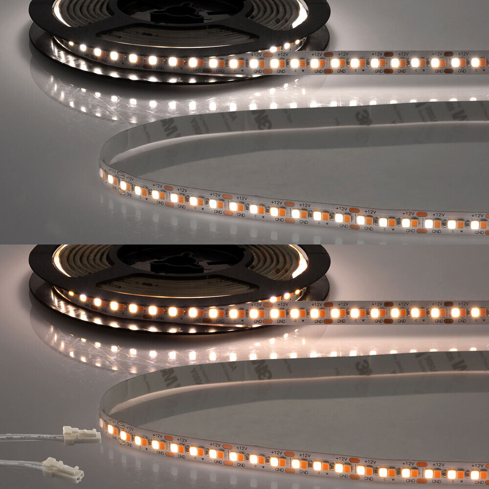 Heller, energieeffizienter LED Streifen von Isoled in dynamischem Weiß