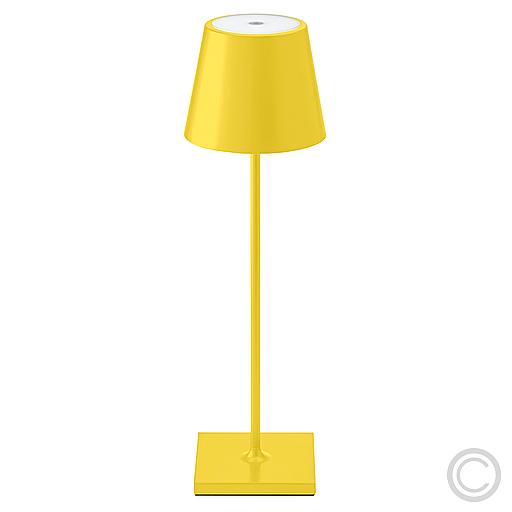 LED-Akku-Tischleuchte 'Nuindie' gelb 4501201