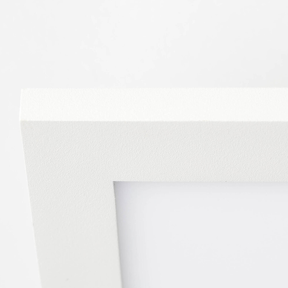 Elegantes, weißes LED-Panel Buffi 40x40cm von Brilliant