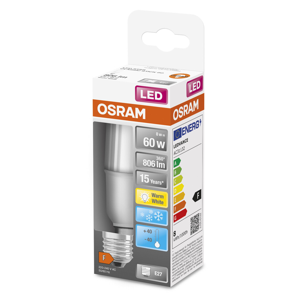 Strahlend helles LED-Leuchtmittel von OSRAM mit energieeffizienter Leistung