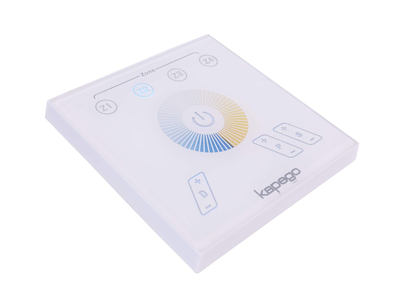eleganter und effizienter Deko-Light Controller mit Touchpanel in Weiß