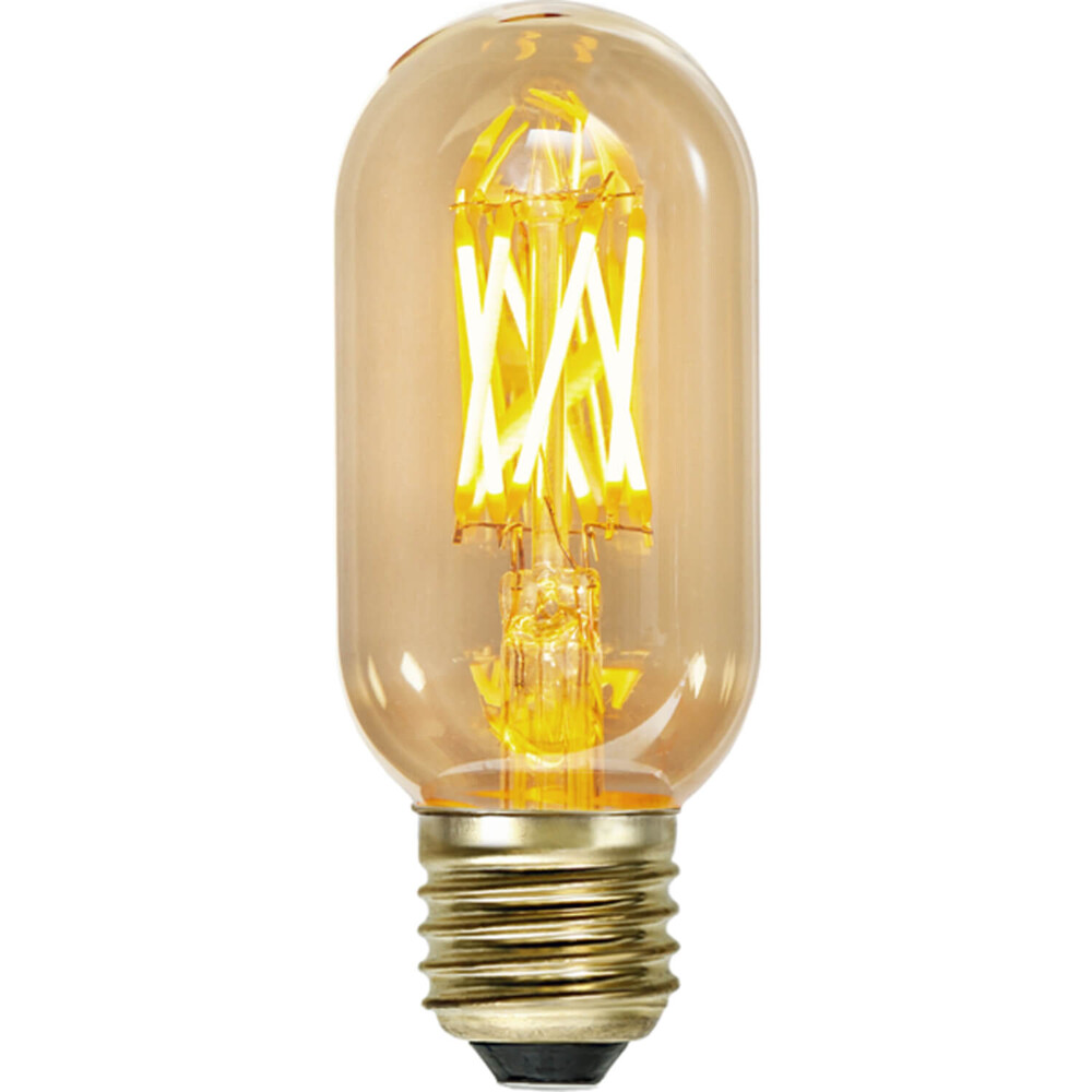 Hochwertiges, dimmbares LED-Leuchtmittel von Star Trading mit sanftem Glühen und Edison-Optik