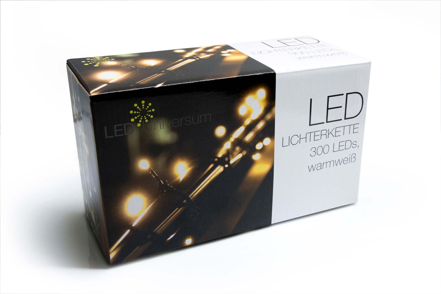 Hochwertige LED Lichterkette warmweiß mit 24m Länge und 300 LEDs von LED Universum
