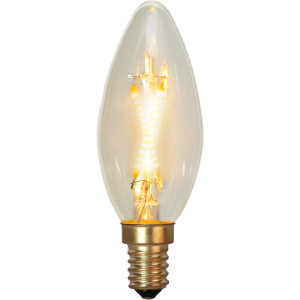 Stimmungsvolles, warm leuchtendes LED-Leuchtmittel von Star Trading im klassischen Edison Optic Design