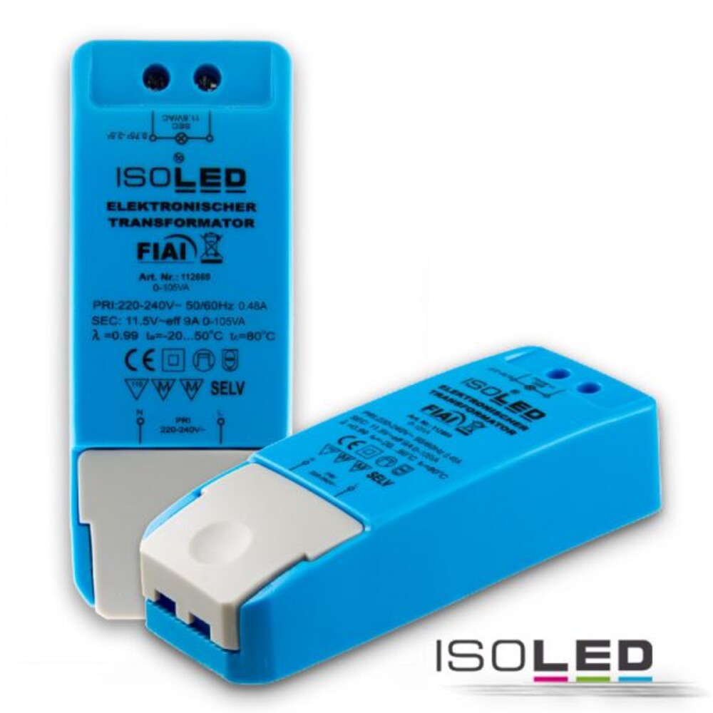 Hochwertiges LED Netzteil von Isoled - dimmbar, SELV geprüft