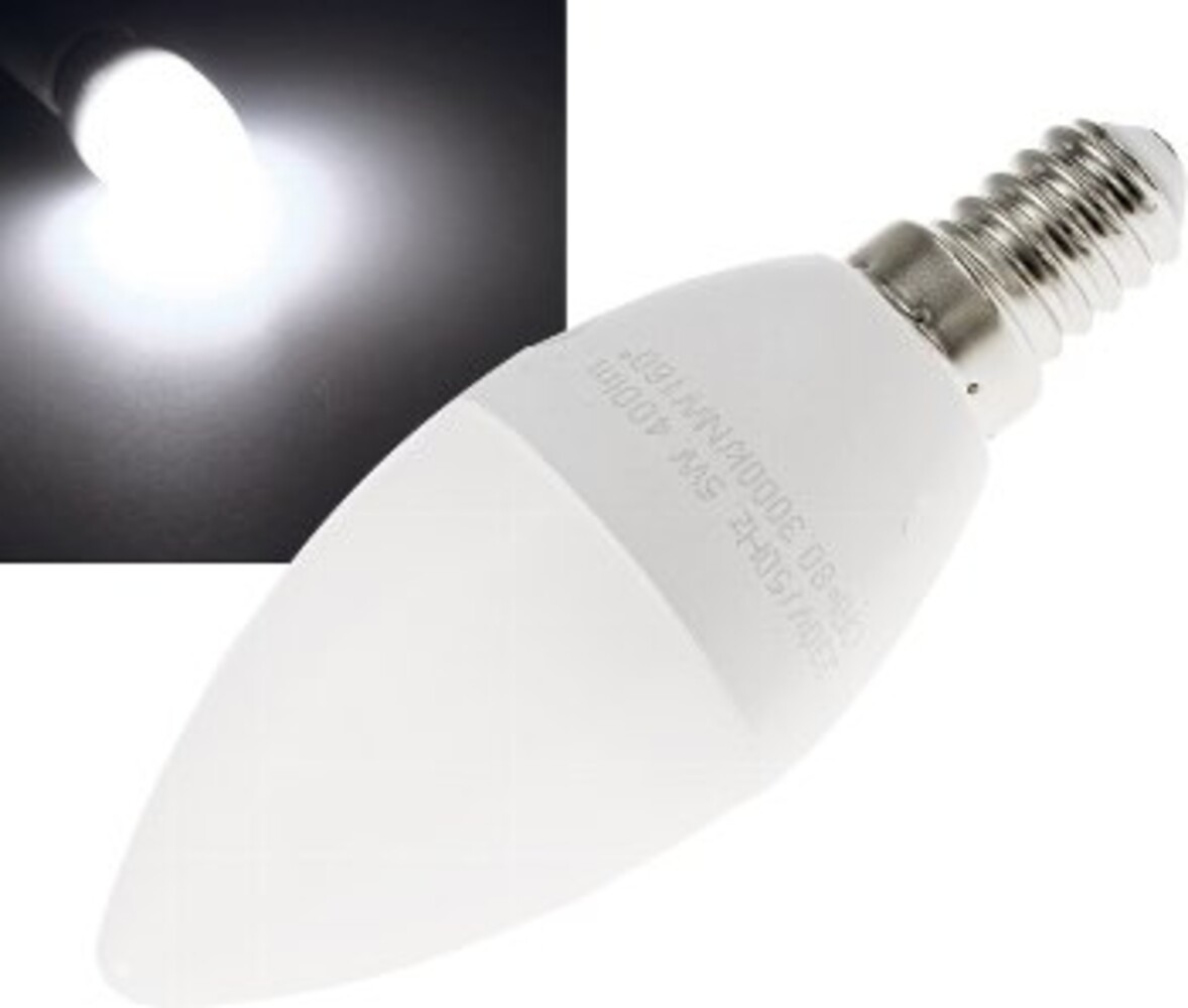 Hochwertiges, weiß leuchtendes LED Leuchtmittel der Marke ChiliTec