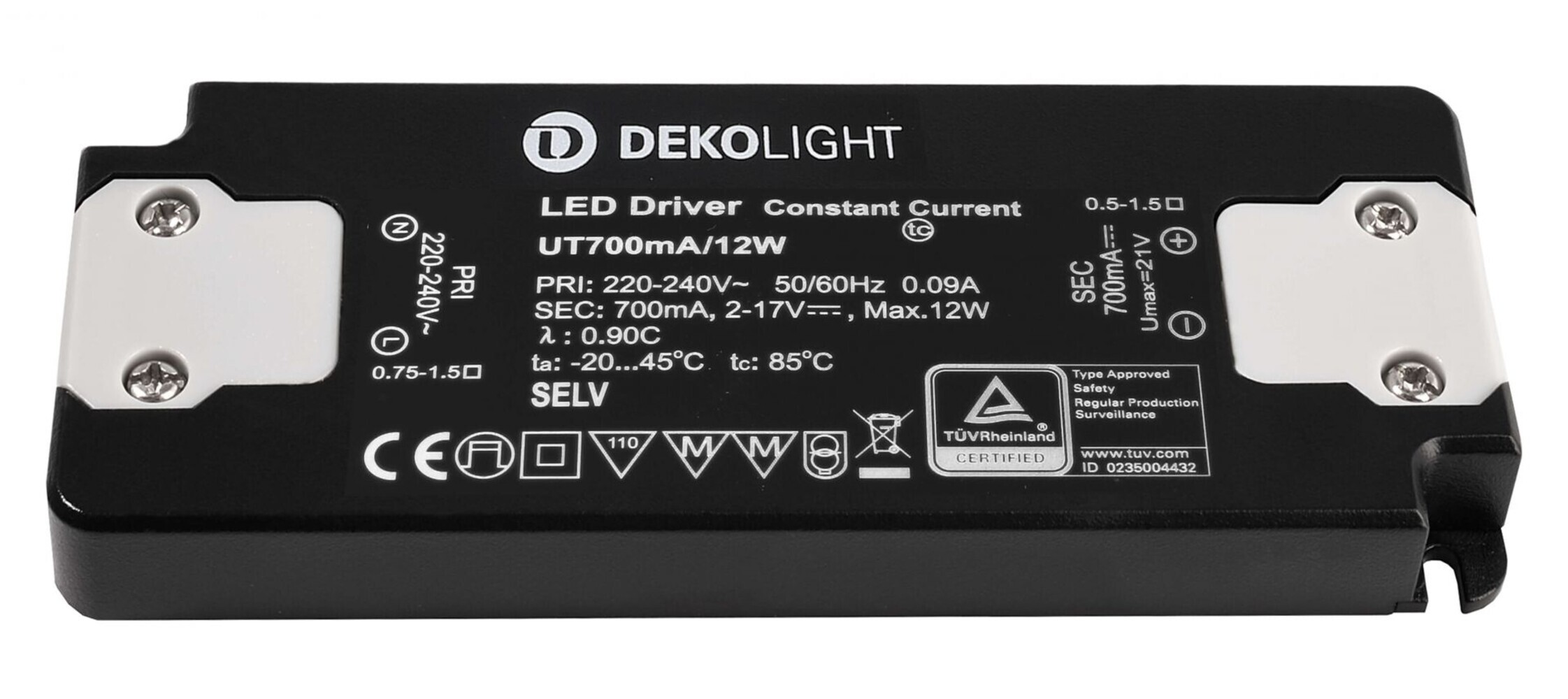 Qualitatives LED Netzteil von Deko-Light in moderner Optik