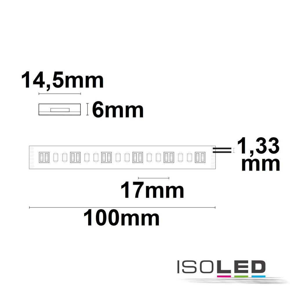 Hochwertiger LED Streifen von Isoled mit innovativem 5in1 Chip und IP68 Schutzklasse