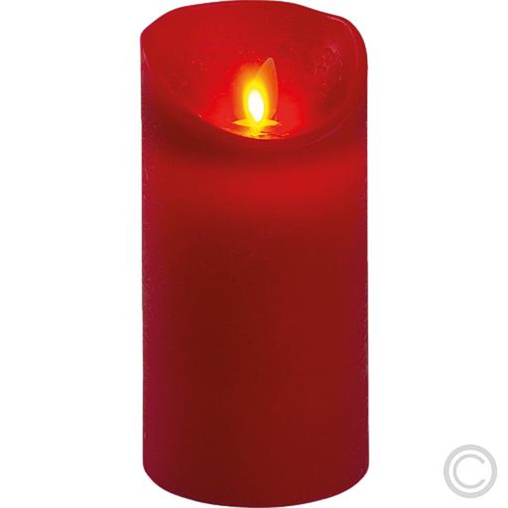 LED-Kerze in rot, kreiert von der Marke Lotti