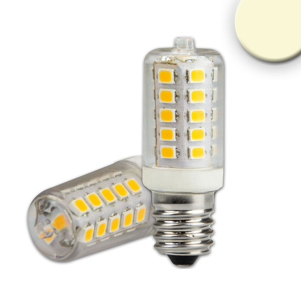 Stilvolles energieeffizientes LED-Leuchtmittel der Marke Isoled in warmweißer Lichtfarbe