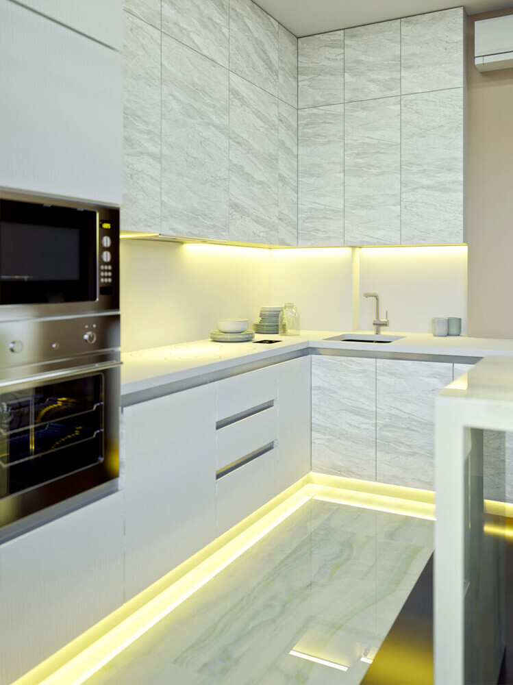 Hochwertiger, gelber LED Streifen von LED Universum, kompatibel mit Smart Home Set