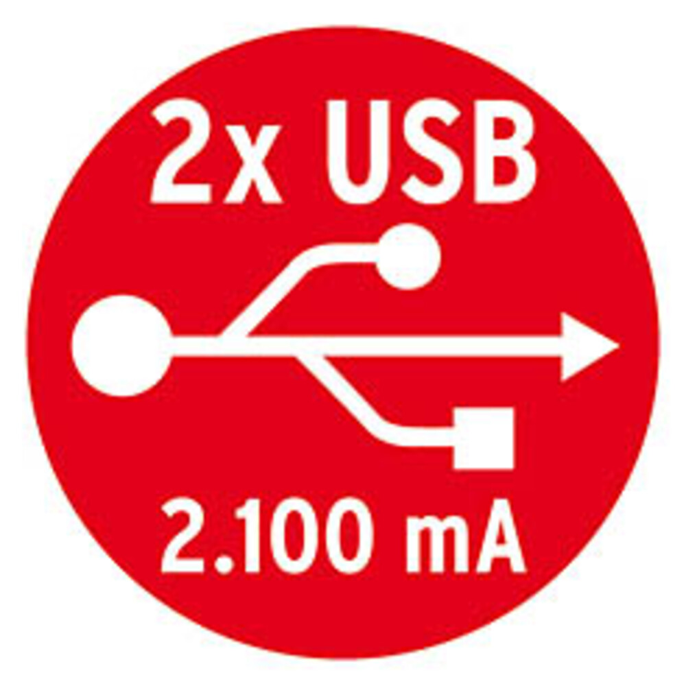 Hochwertige, leistungsfähige Brennenstuhl Desktop Power USB Charger mit 2 USB Ladebuchsen von Brennenstuhl