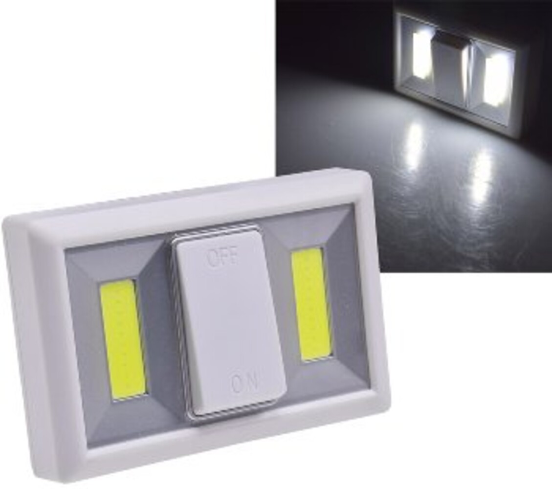 Stark leuchtende LED-Klebeleuchte von ChiliTec mit eingebautem Magneten für den flexiblen Einsatz
