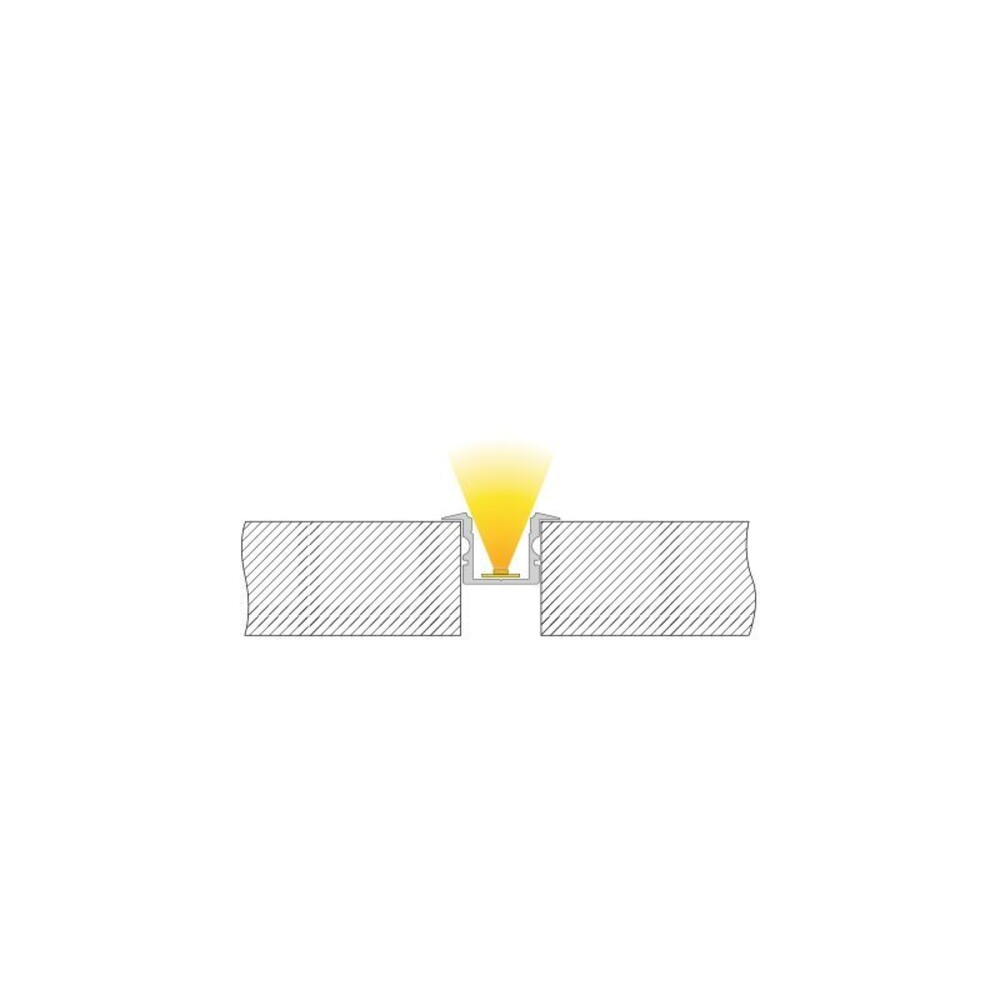 Elegantes LED Profil in Weiß matt von Deko-Light