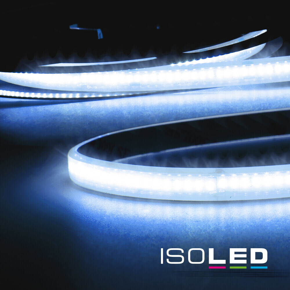 Hochwertiger blauer LED Streifen von Isoled, wasserfest und mit hoher Leuchtdichte