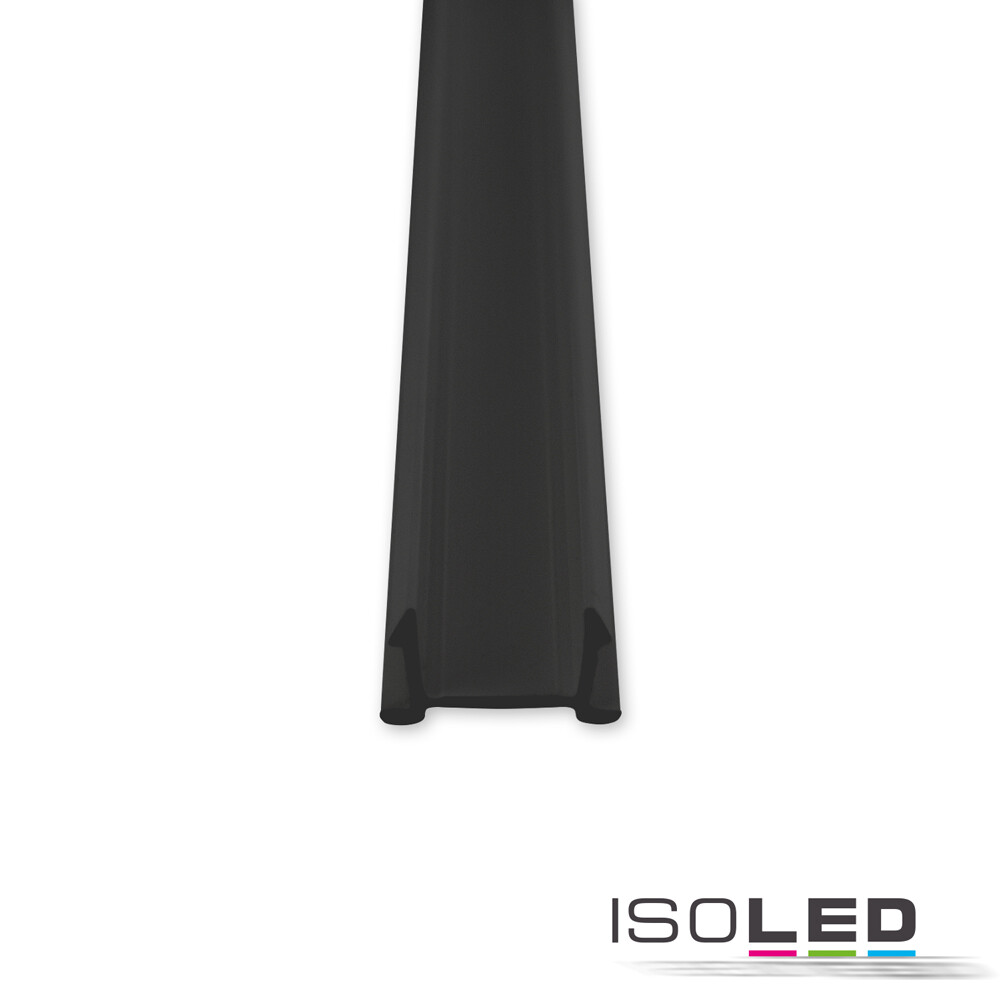 Stilvolle schwarze Abdeckung für 3 Phasen-Schiene von Isoled