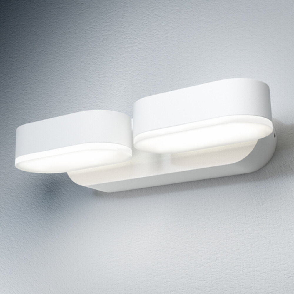 Hochqualitative LEDVANCE Außenwandleuchte mit stilvollem Mini Spot Design und warmer Farbtemperatur