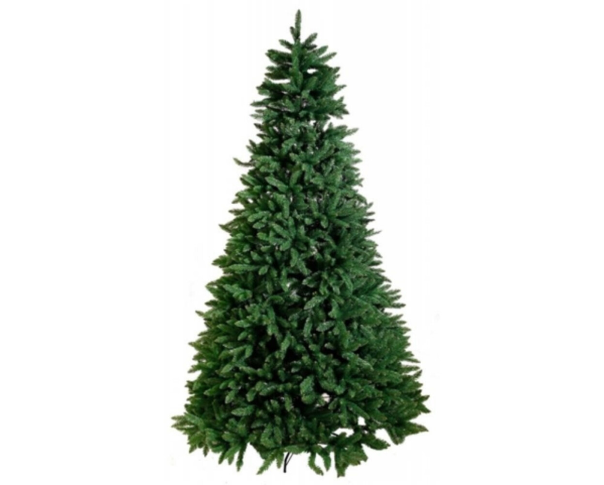 Prachtvoller grüner Weihnachtsbaum von Star Trading mit robustem Metallfuß für Outdoor-Einsatz
