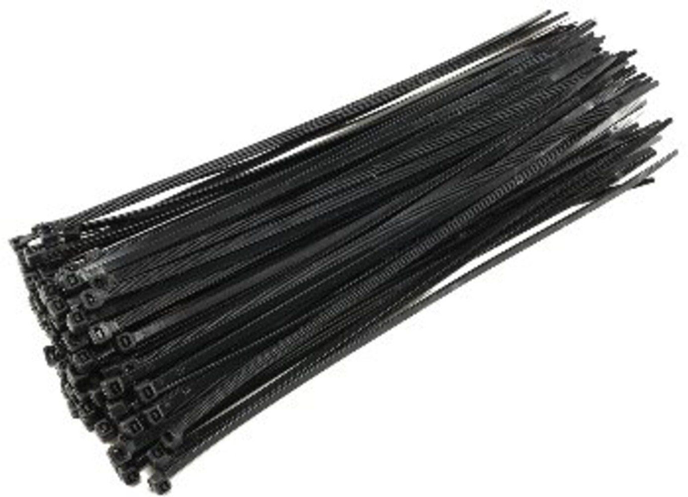 Robuste Kabelbinder in Schwarz von ChiliTec im 100er Pack, UV fest und mit hoher Zugkraft