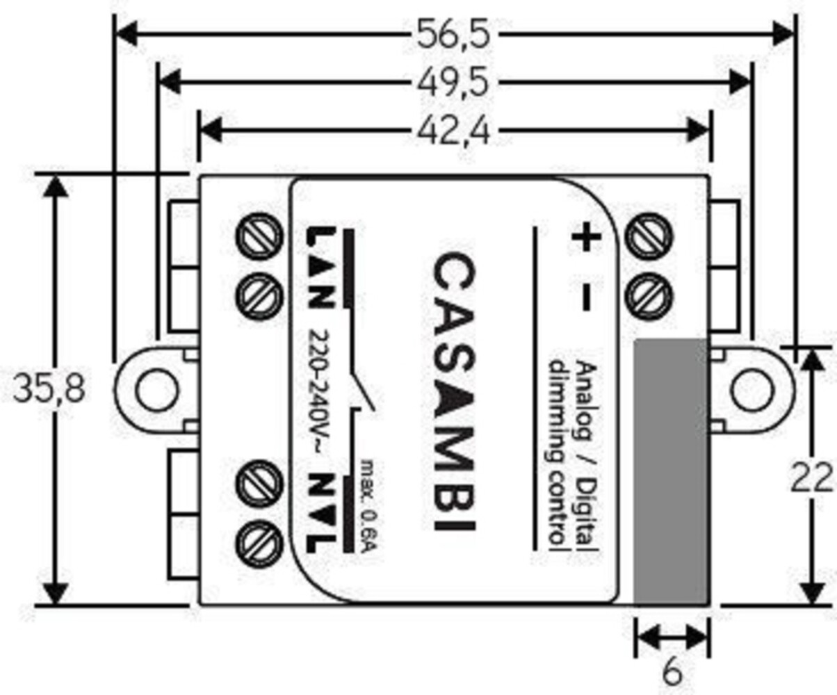 Modernes und innovatives, dimmbares Casambi Controller mit Bluetooth-Funktion