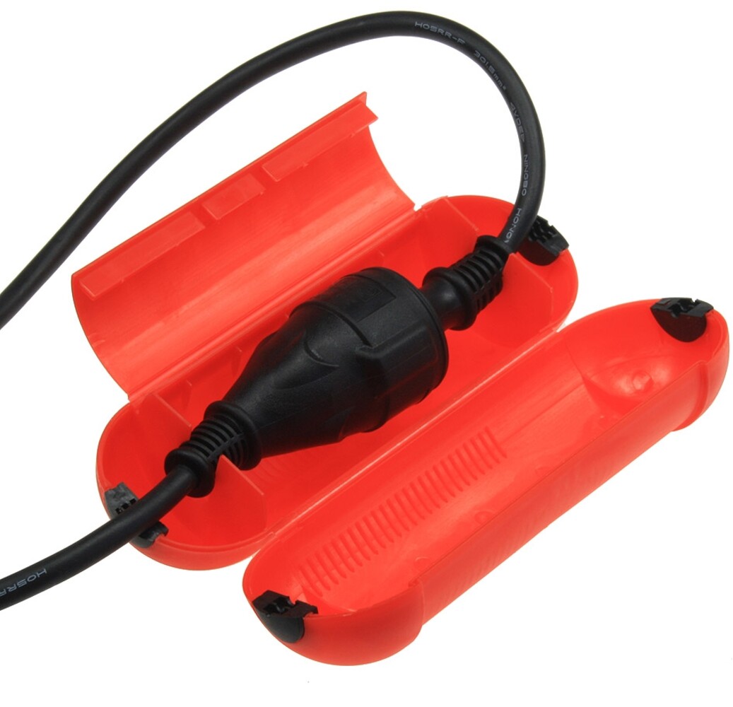 Hochwertige, robuste Schutzbox von ChiliTec für sicheres Kabelmanagement in leuchtendem Rot
