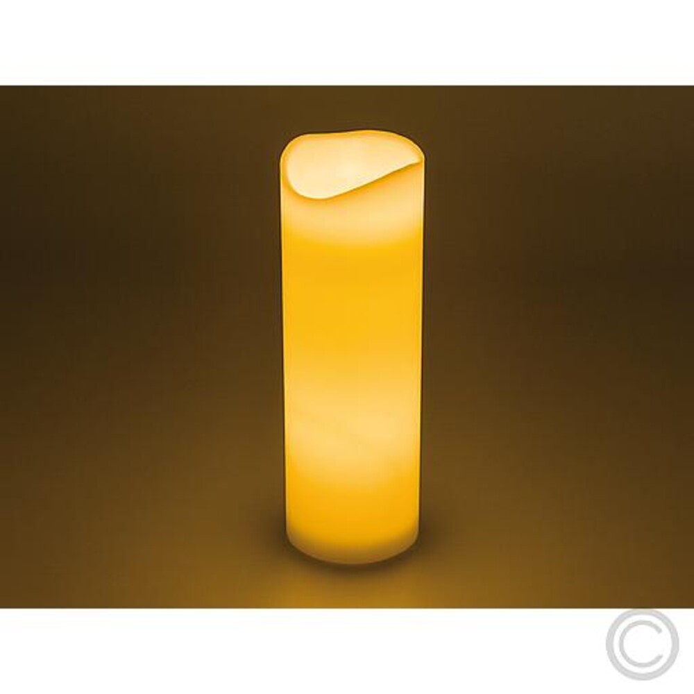 Leuchtende LED Kerze von der Marke Lotti in wunderschöner Wachsoptik