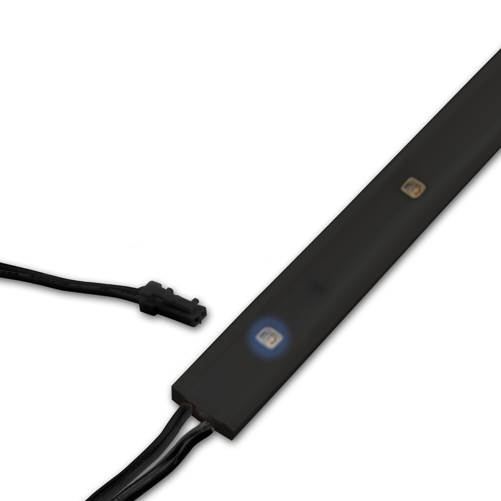 hochwertiger schwarzer LED Streifen von Isoled mit UV C MiniAMP Flexband und IP54 Schutzklasse