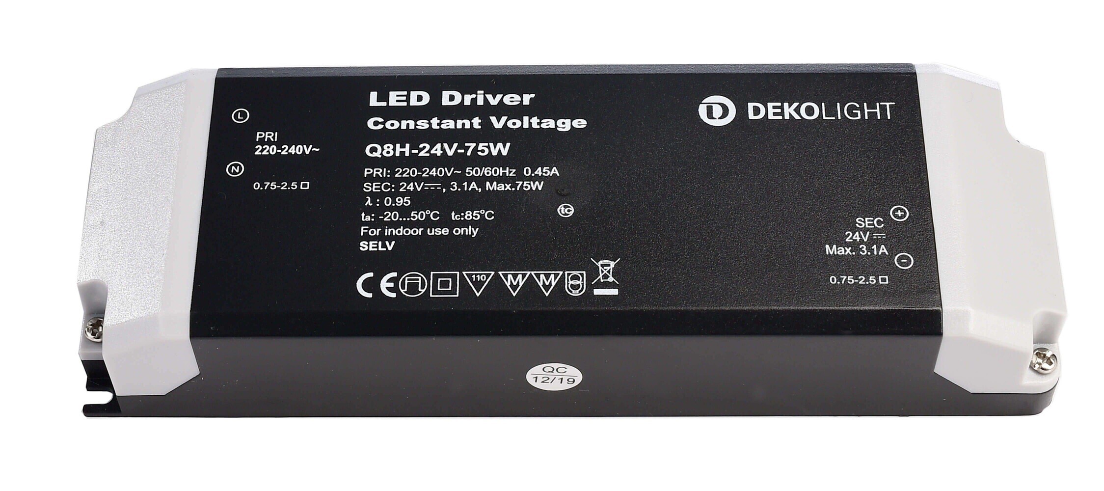 Hochwertiges LED Netzteil der Marke Deko-Light sorgt für konstante Spannung und optimale Leistung
