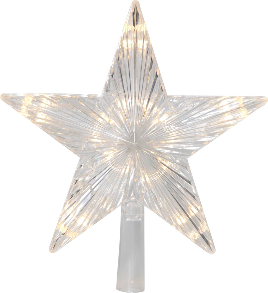 Festlich beleuchtete Christbaumspitze von der Marke Star Trading zur Weihnachtszeit