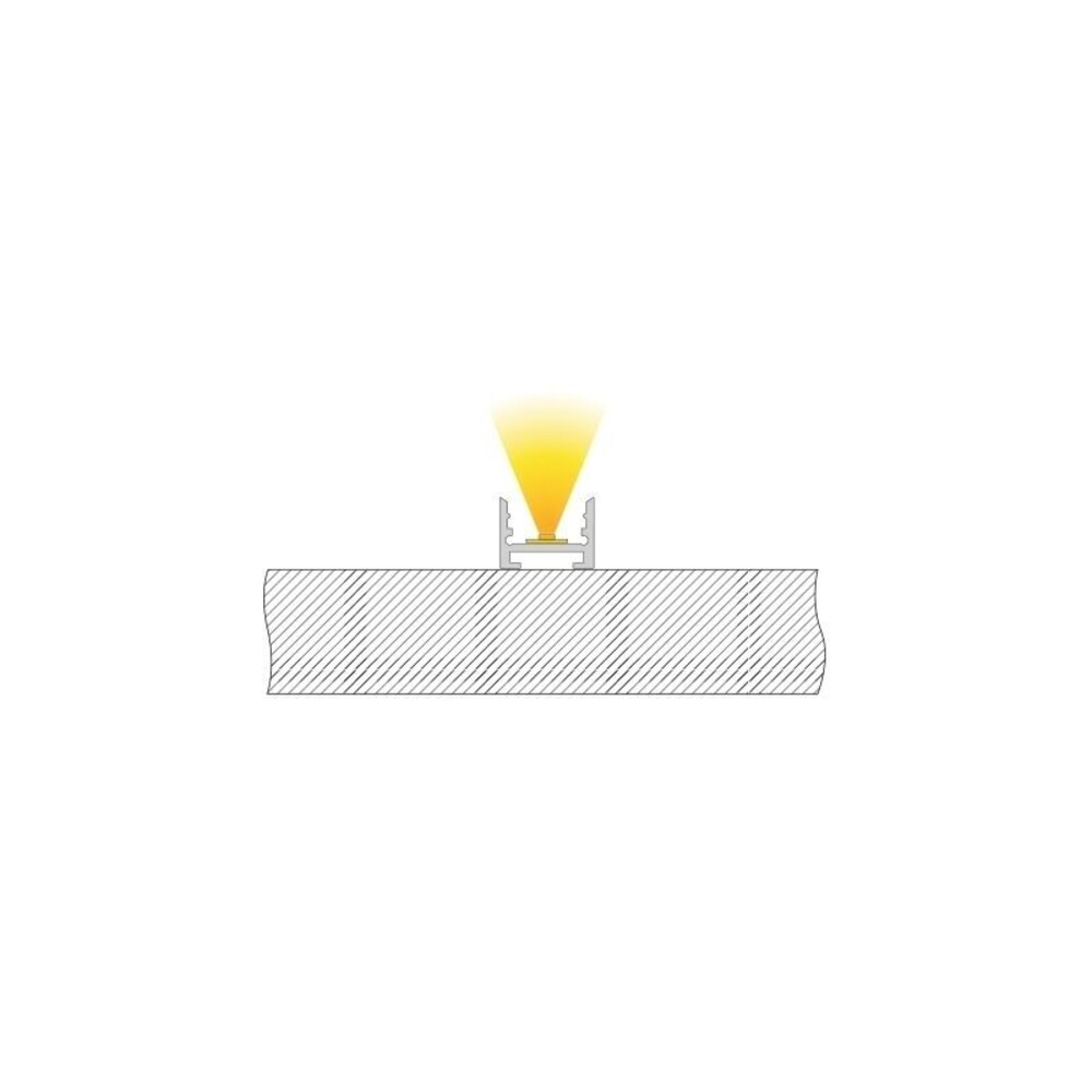 Hochwertiges matt weiß lackiertes Deko-Light LED Profil