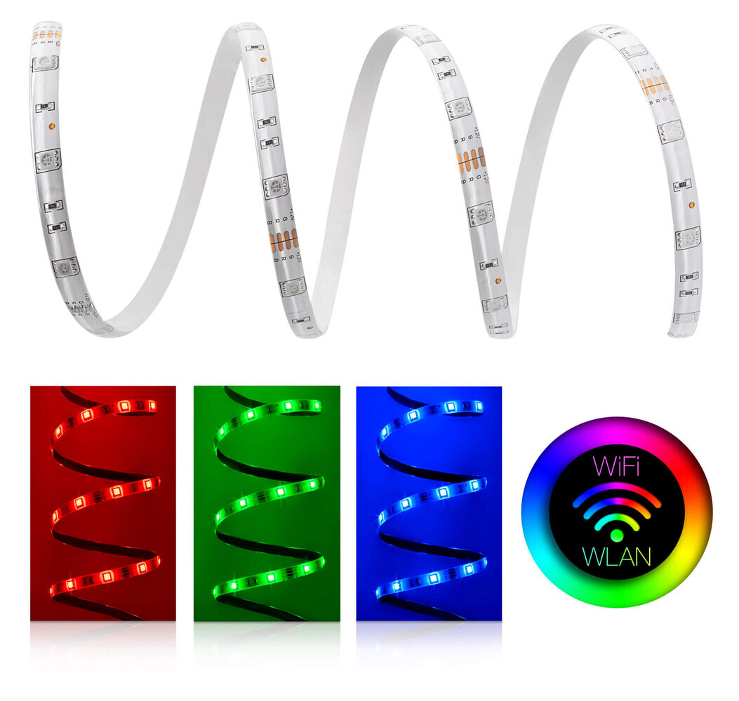Hochwertiger, farbenfroher LED Streifen von LED Universum für eine stimmungsvolle Beleuchtung