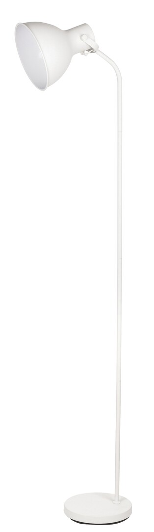 Stehlampe Derek 4328, E27, Metall, weiß, Skandinavisch, 160cm