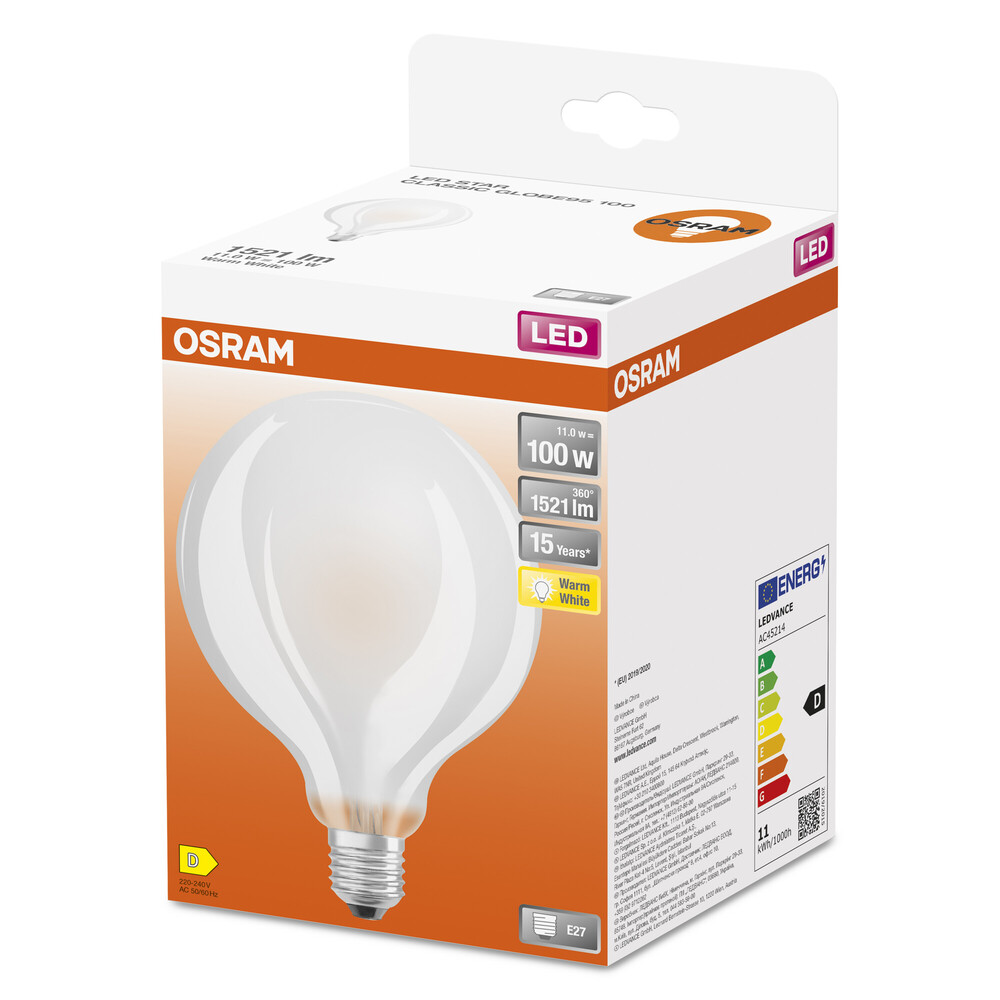 Hochwertiges LED-Leuchtmittel von OSRAM, das warme Licht emittiert