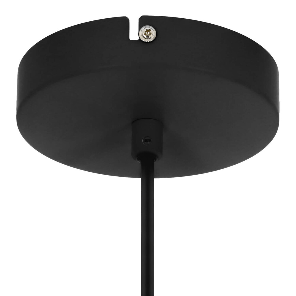 Hängelampe von LED Universum, elegantes schwarzes Design, ideal für Pendelleuchten