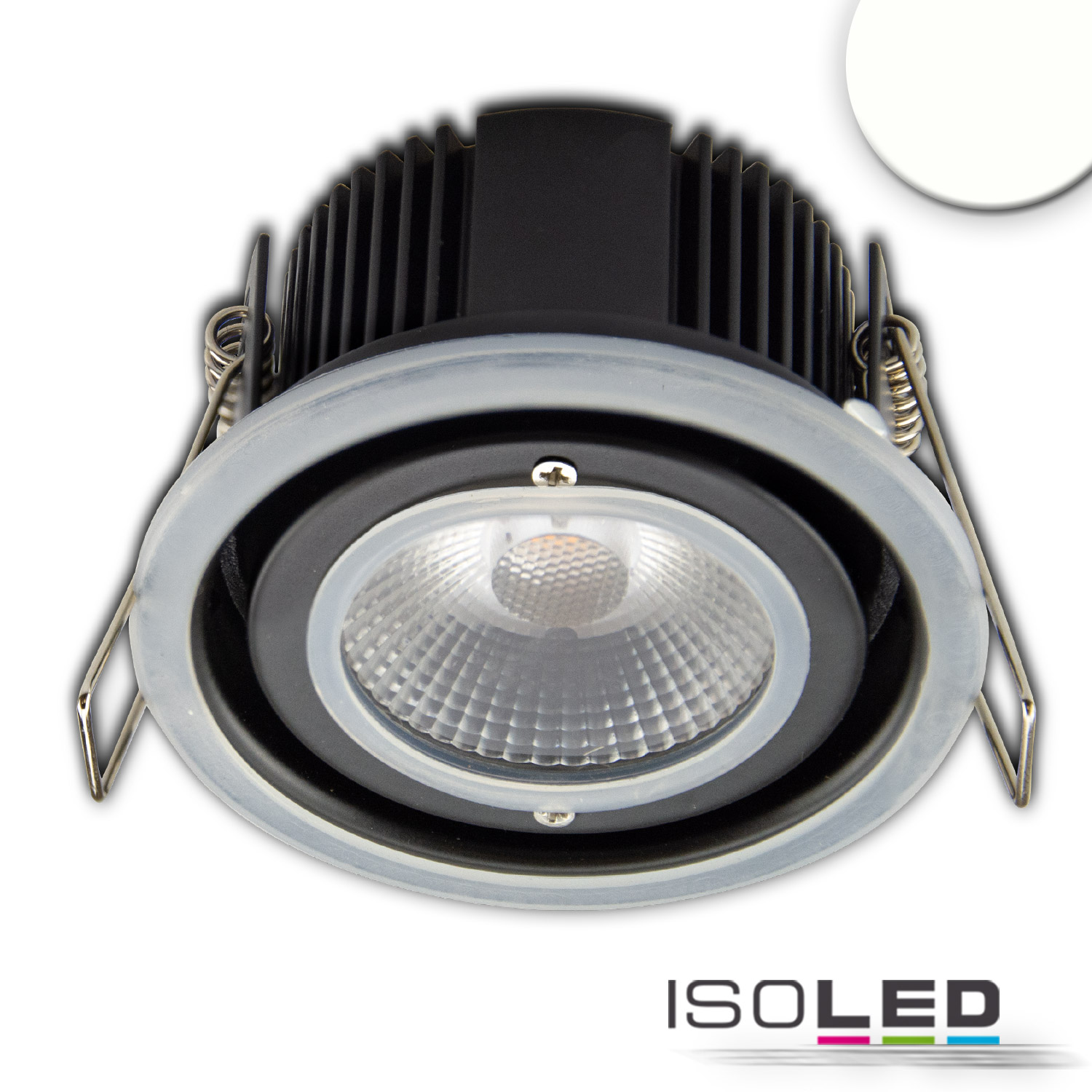 113057 LED Einbaustrahler Sys-68, 10W, IP65, neutralweiß, dimmbar (exkl. Cover)