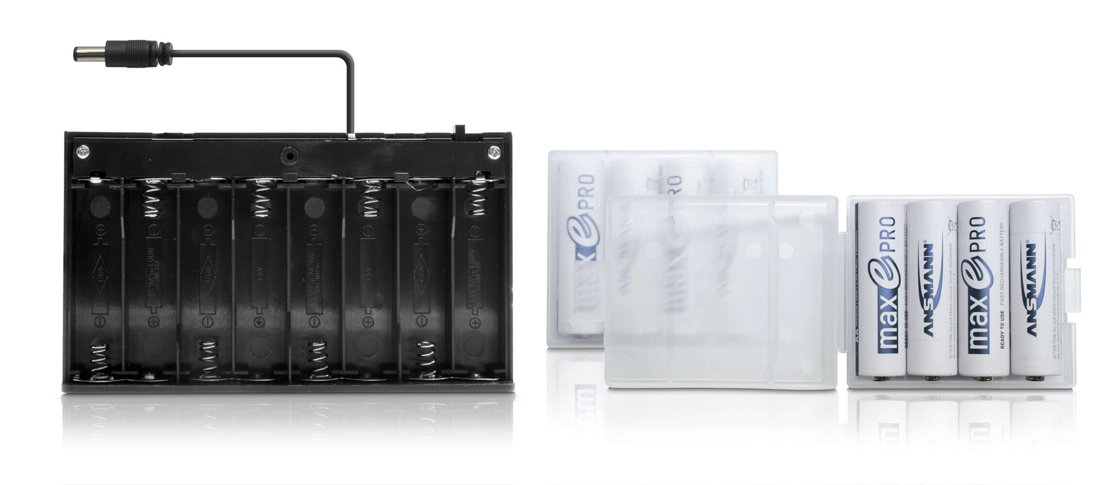 LED Universum Batteriebox für mobile LED Anwendungen mit Batterien von NA - praktisch und zuverlässig