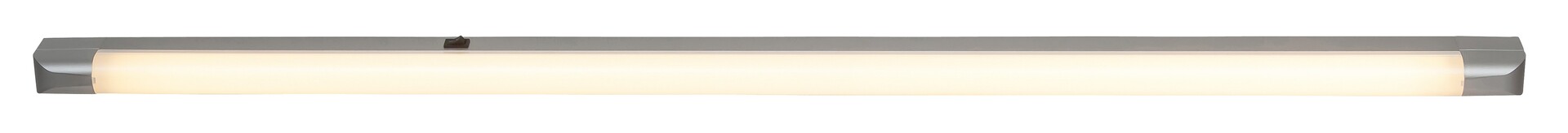 Arbeitsleuchte Band light 2309, G13, 36W, 2700K, 3350lm, Metall, silber, warmweiß, 128cm